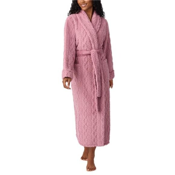 Room Service Other - Room Service Women's Cable Knit Cozy Wrap Robe with Pockets